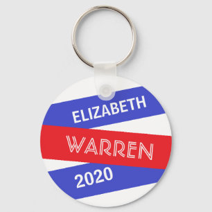 Elizabeth Warren voor President 2020 Sleutelhanger