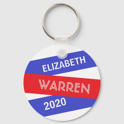 Elizabeth Warren voor President 2020 Sleutelhanger (Voorkant)