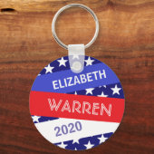 Elizabeth Warren voor President 2020 Sleutelhanger (Voorkant)