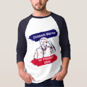 Elizabeth Warren voor President 2020 T-shirt (Voorkant)