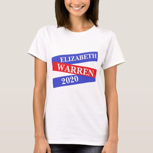 Elizabeth Warren voor President 2020 T-shirt (Voorkant)