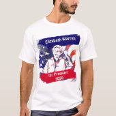 Elizabeth Warren voor President 2020 T-shirt (Voorkant)