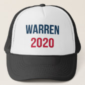 Elizabeth Warren voor President 2020 Trucker Pet (Voorkant)