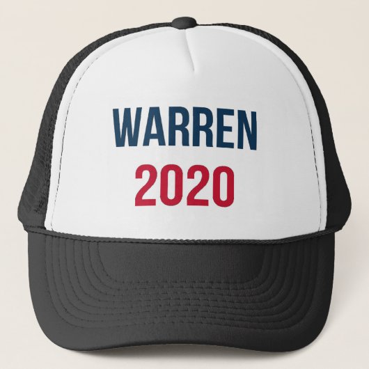Elizabeth Warren voor President 2020 Trucker Pet (Voorkant)