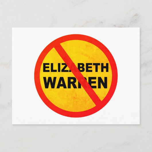 Elizabeth Warren voor President Briefkaart (Voorkant)