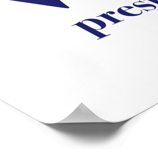 Elizabeth Warren voor President poster 2016 (Hoek)