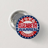 Elizabeth Warren voor President Ronde Button 3,2 Cm (Voorkant /achterkant)