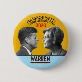 Elizabeth Warren voor President Ronde Button 5,7 Cm (Voorkant)