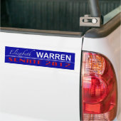 Elizabeth Warren voor Senaat 2012 Bumpersticker (Op Truck)