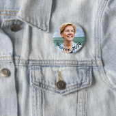Elizabeth Warren - Warren 2020 Button - Pin (In situ)