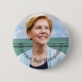 Elizabeth Warren - Warren voor President Ronde Button 5,7 Cm