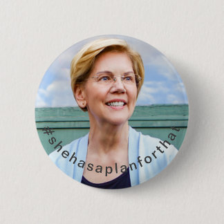 Elizabeth Warren - Ze heeft daar een plan voor Ronde Button 5,7 Cm