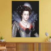 Elizabeth, Winterkoningin van Bohemia Canvas Afdruk (Insitu (Woonkamer))