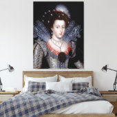 Elizabeth, Winterkoningin van Bohemia Canvas Afdruk (Insitu (Slaapkamer))