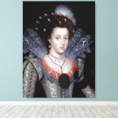 Elizabeth, Winterkoningin van Bohemia Canvas Afdruk (Insitu (Houten vloer))