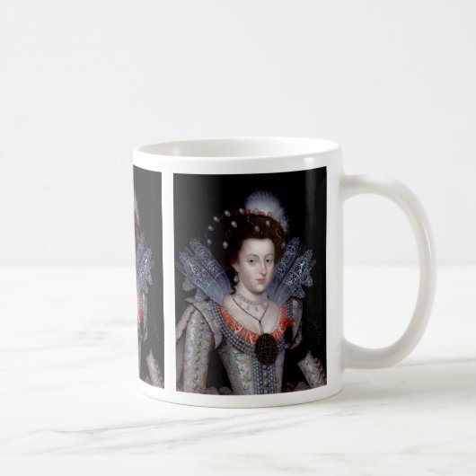 Elizabeth, Winterkoningin van Bohemia Coffee Mok (Rechts)