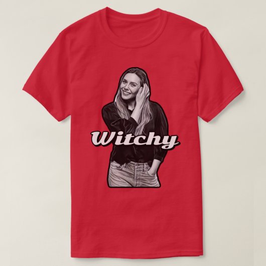 Elizabeth Witchy Olsen T-shirt (Design voorkant)