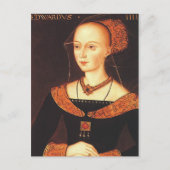 Elizabeth Woodville "De witte koningin" Briefkaart (Voorkant)