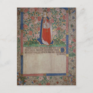 Elizabeth Woodville Queen Consort King Edward Briefkaart