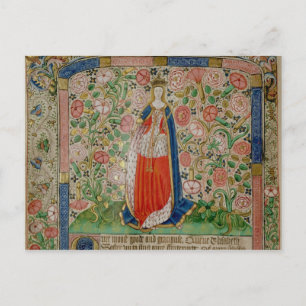 Elizabeth Woodville Queen Consort of King Briefkaart