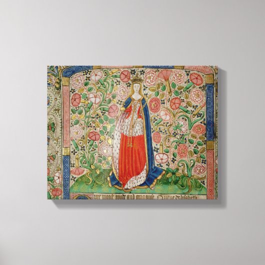 Elizabeth Woodville Queen Consort of King Canvas Afdruk (Voorkant)