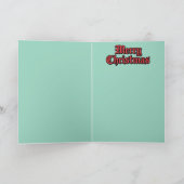 Elizabethaanse kerst kaart (Binnen)