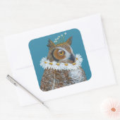 Elizabethaanse uil stickers (Envelop)