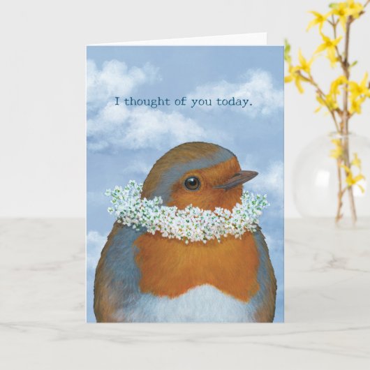 Elizabethan robin kaart (Gele Bloem)