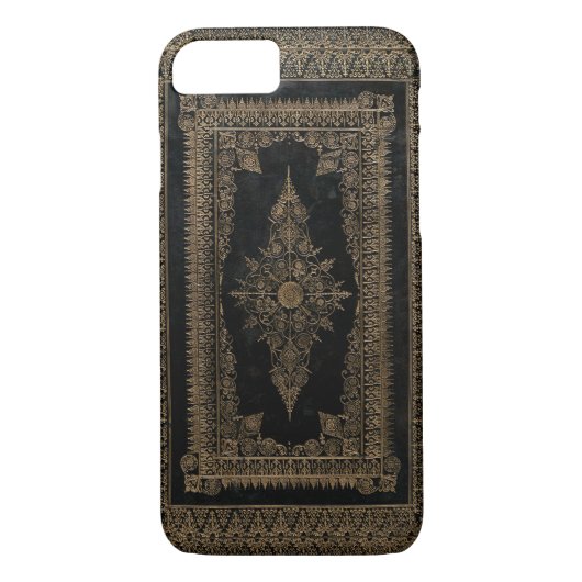 Elizabethan Style Roos Gouden Boek Hoesje Design (Achterkant)