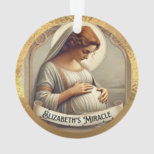 Elizabeth's Miracle Acryl Ornament (achterkant)