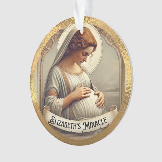 Elizabeth's Miracle Acryl Ornament (voorkant)