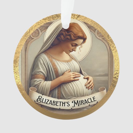 Elizabeth's Miracle Acryl Ornament (voorkant)