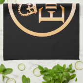 Elizabeth's Reign Emblem Theedoek (Gevouwen)