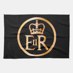 Elizabeth's Reign Emblem Theedoek
