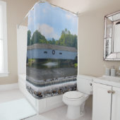 Elizabethton Covered Bridge Douchegordijn (In situ)