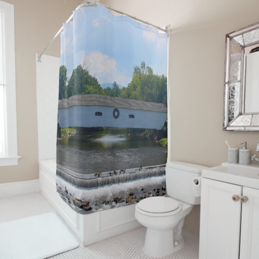 Elizabethton Covered Bridge Douchegordijn (In situ)