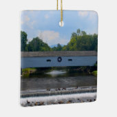 Elizabethton Overdekte Brug Keramisch Ornament (Rechts)