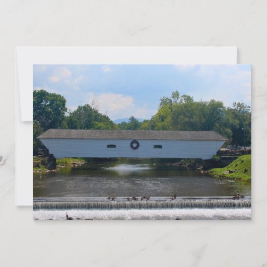 Elizabethton Overdekte Brug Notitiekaartje (Voorkant)