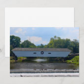 Elizabethton Overdekte Brug Notitiekaartje (Voorkant / Achterkant)