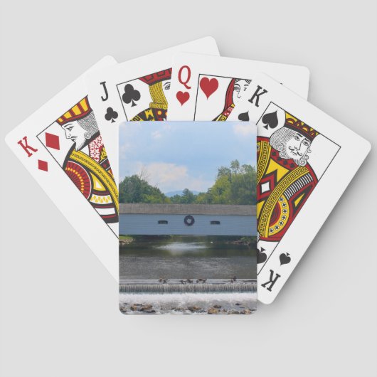 Elizabethton Overdekte Brug Pokerkaarten (Achterkant)
