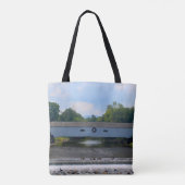 Elizabethton Overdekte Brug Tote Bag (Achterkant)