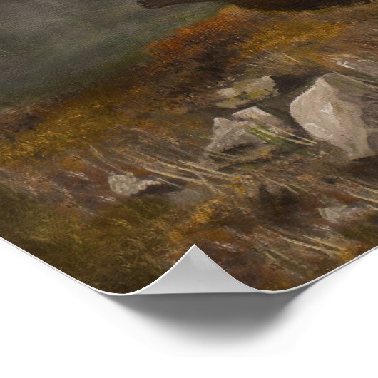 elk 12x16 poster (Hoek)