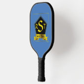 Elk 3 Initiaal Letter-monogram met lint Pickleball Paddle (Links)
