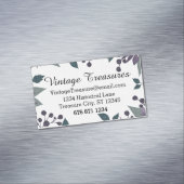 Elk aangepast kleurenpatroon Boho Floral Visitekaartje Magneet (Voorbeeld)