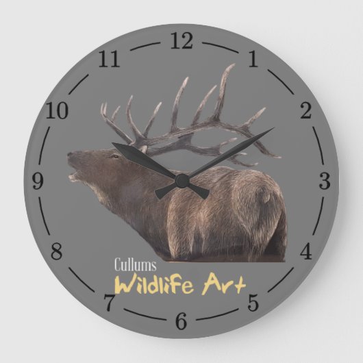 Elk acrylwandslot grote klok (Voorkant)