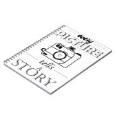 elk afbeelding vertelt een verhaal notitieboek (Linkerzijde)