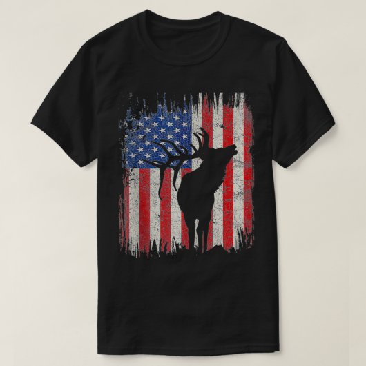 Elk Amerikaans Vlag Patriottisch op 4 juli T-shirt (Design voorkant)