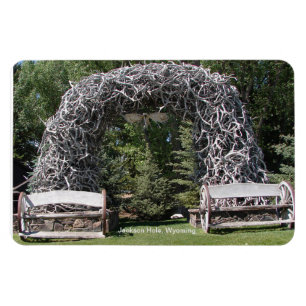 Elk Antler Archway - Jackson Hole, Wyoming Magneet