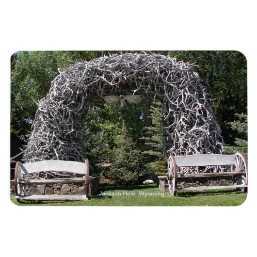 Elk Antler Archway - Jackson Hole, Wyoming Magneet (Horizontaal)