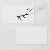 Elk Antler Visitekaartje (Voorkant / Achterkant)